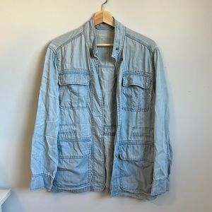 GAP chambray top/jacket. Medium